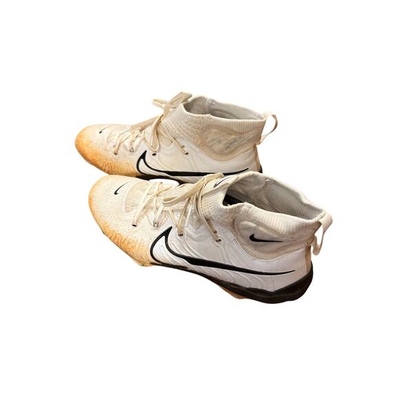 LSU PLAYER USED! Nike Hightop Hurache Baseball Cleats – Size 13 - Picture 3 of 5